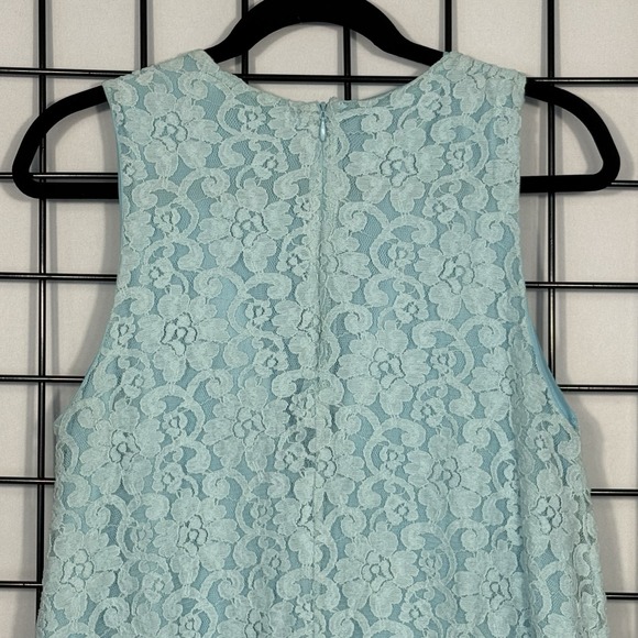 Everleigh Dress Womens M Medium Blue Sleeveless Shift Lace Whimsigoth Fairygoth - Picture 4 of 8